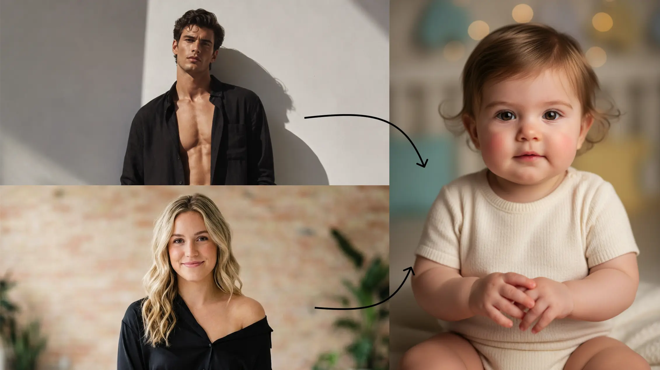 Sample AI Baby Generator result | Lucer